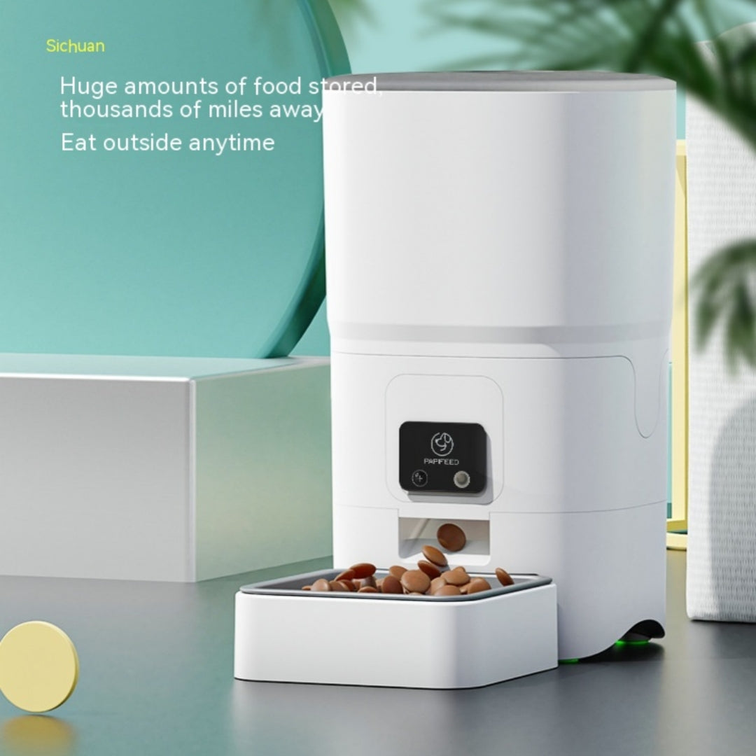 KFX-5891517 Automatic 6L Intelligent Pet Feeder with App Control and Adjustable Camera