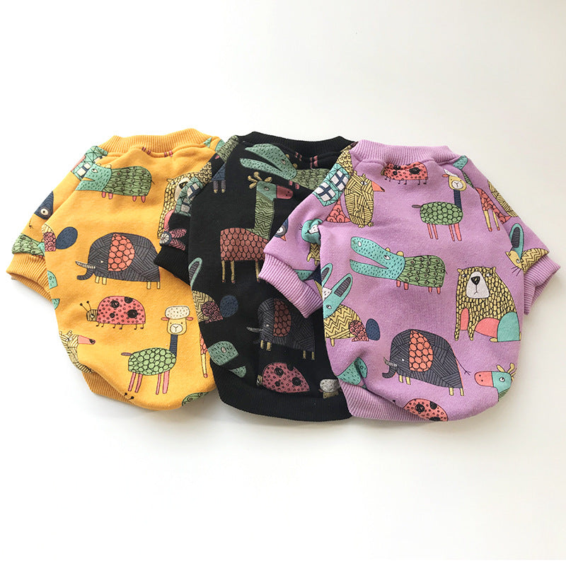 KFX-5891901 Casual Cotton Parent-Child Clothing Set for Cats and Dogs - Various Sizes Available