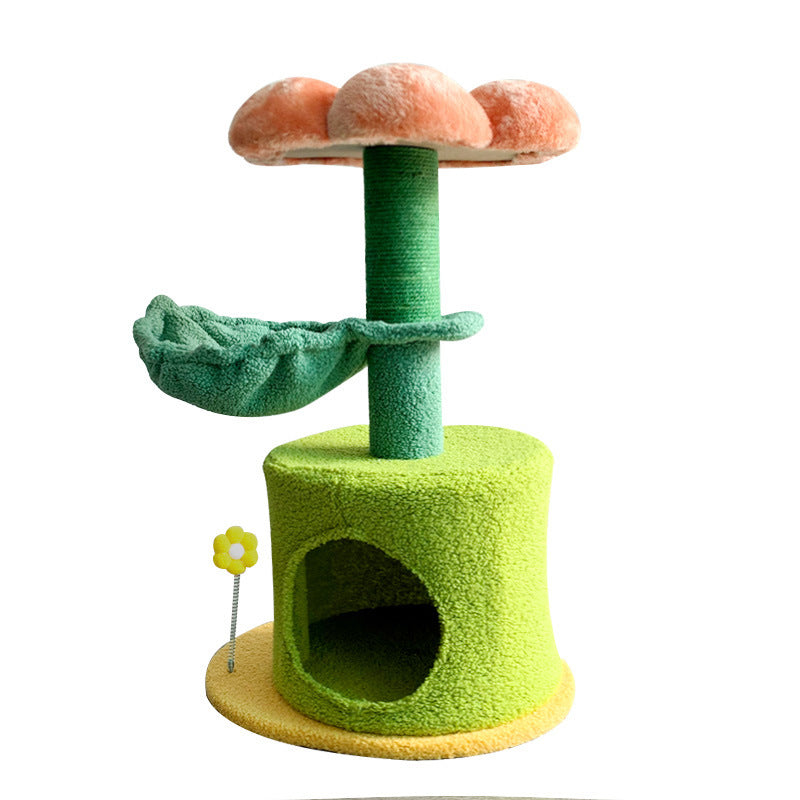 KFX-5892797 Sisal Flower Cat Climbing Frame for Active Play and Exploration