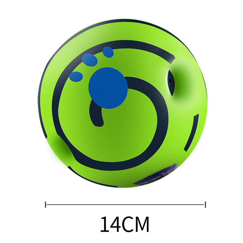 KFX-5894973 Durable Dog Toy Ball for Teeth Cleaning - Bite-Resistant, Stuffy Sound, Multiple Sizes Available