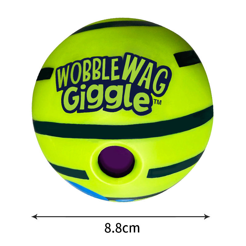 KFX-5894973 Durable Dog Toy Ball for Teeth Cleaning - Bite-Resistant, Stuffy Sound, Multiple Sizes Available