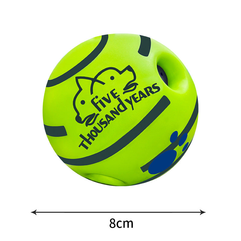 KFX-5894973 Durable Dog Toy Ball for Teeth Cleaning - Bite-Resistant, Stuffy Sound, Multiple Sizes Available