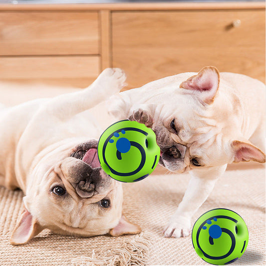 KFX-5894973 Durable Dog Toy Ball for Teeth Cleaning - Bite-Resistant, Stuffy Sound, Multiple Sizes Available