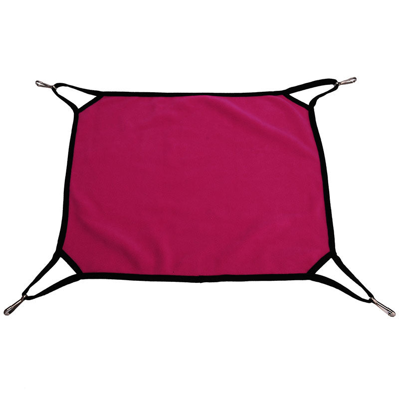 KFX-5895101 Double-Sided Polar Fleece Cat Hammock - Hanging Cat Litter Swing in Various Colors
