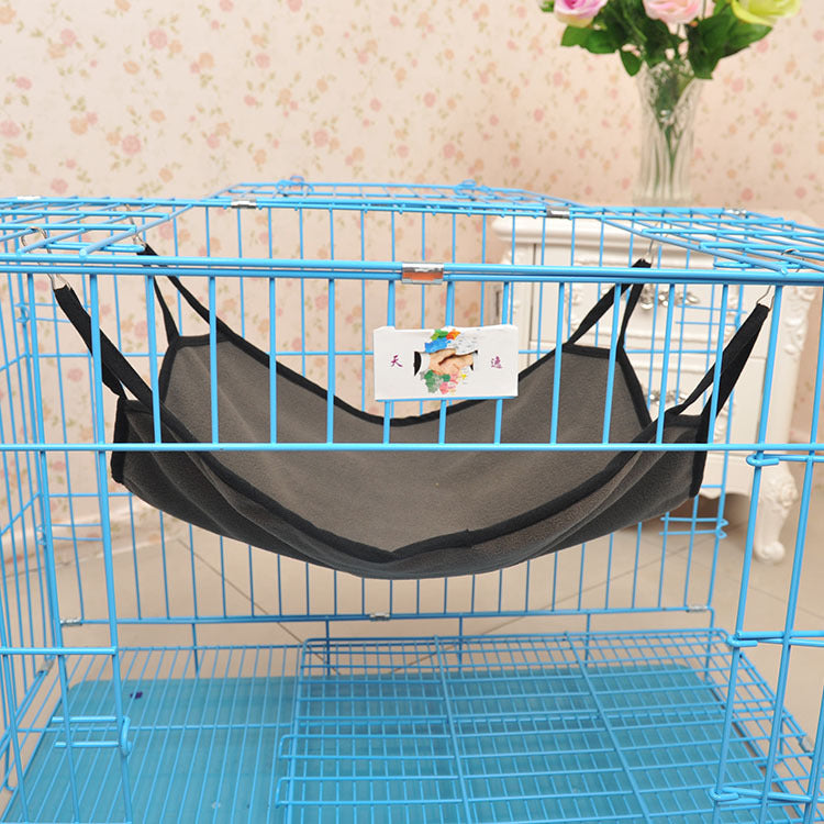 KFX-5895101 Double-Sided Polar Fleece Cat Hammock - Hanging Cat Litter Swing in Various Colors