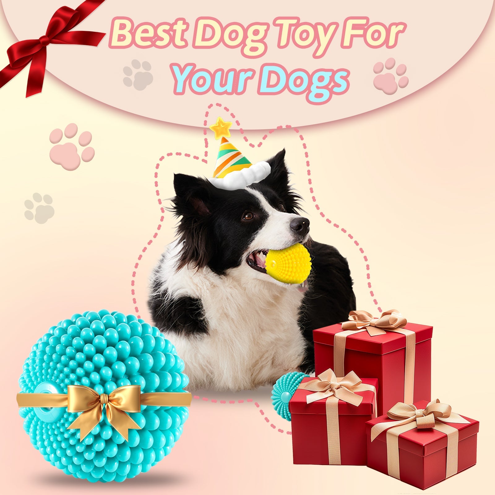 KFX-5900733 Durable Sugar Squeaky Dog Toy for Aggressive Chewers – Suitable for Large and Medium Dogs