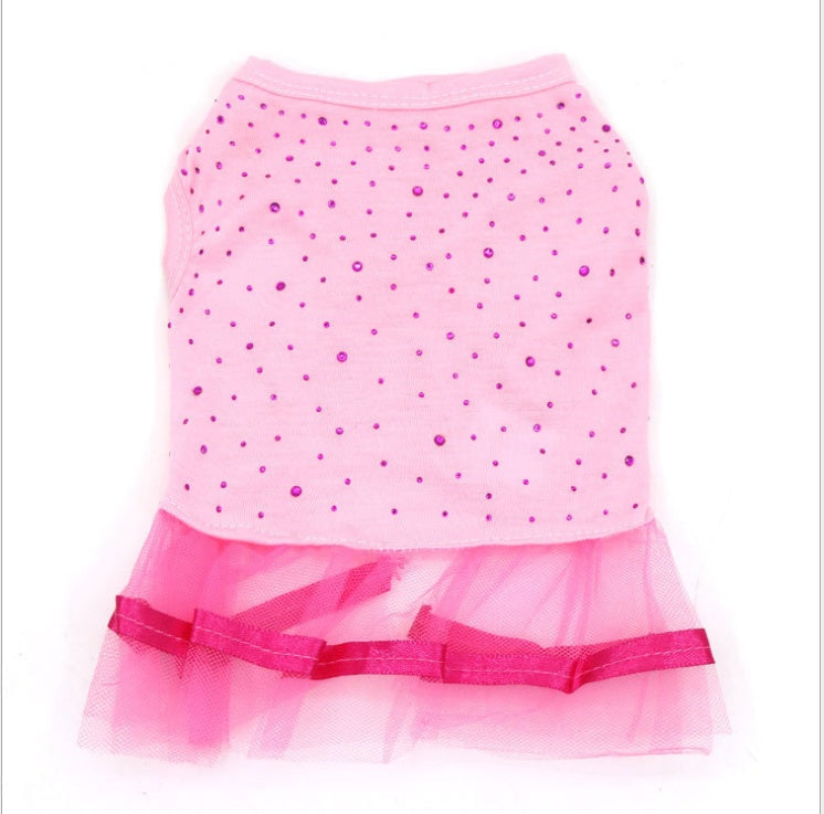 KFX-5900861 Lace Trim Dog Skirt for Stylish Pet Fashion