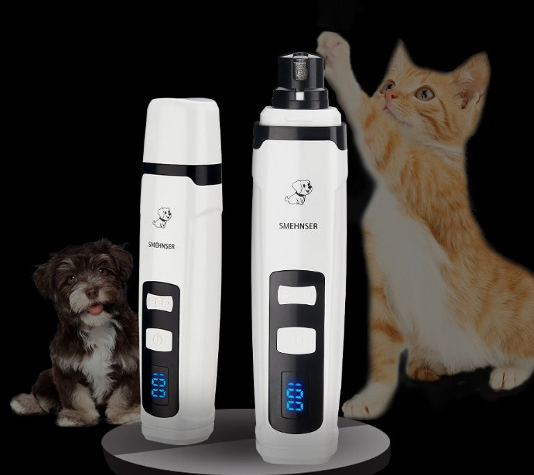 KFX-5904829 Electric Pet Nail Grinder with 2200mAh Battery for Safe Grooming