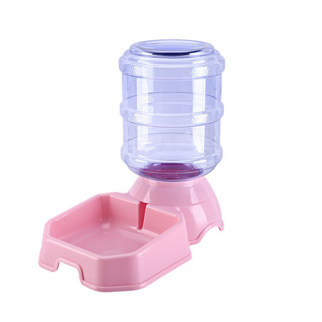 KFX-5905085 Automatic Pet Cat Drinking Fountain and Feeder - Detachable Anti-Skid Design in Multiple Colors
