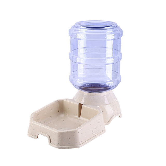 KFX-5905085 Automatic Pet Cat Drinking Fountain and Feeder - Detachable Anti-Skid Design in Multiple Colors