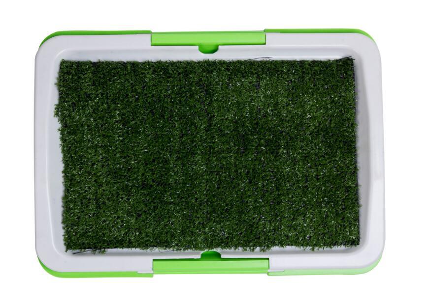 KFX-5910461 Artificial Grass Dog Potty with Tray for Indoor/Outdoor Use