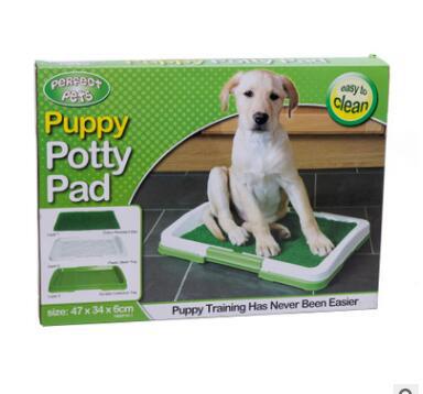 KFX-5910461 Artificial Grass Dog Potty with Tray for Indoor/Outdoor Use
