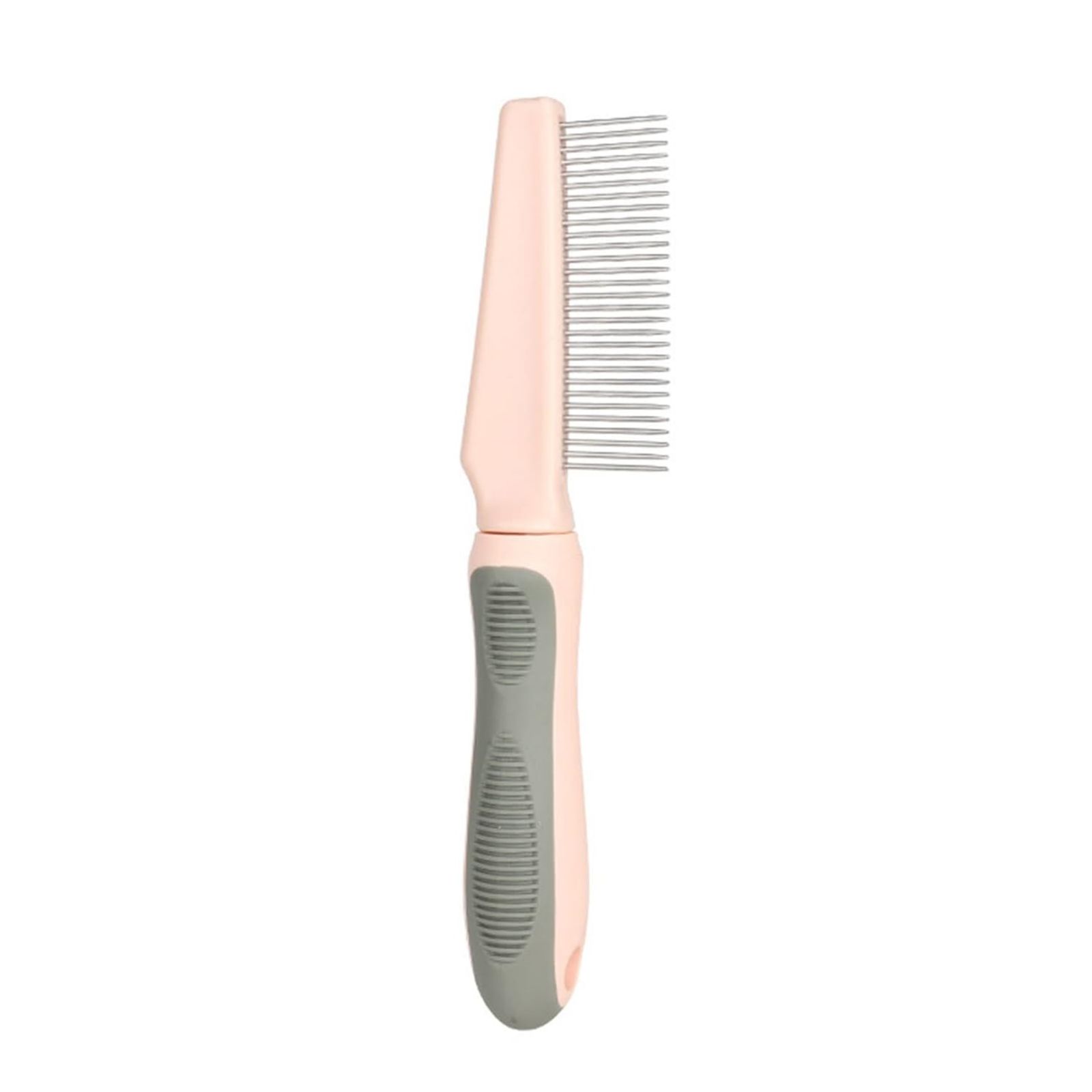 KFX-5912253 Pet Detangler Comb for Cats and Dogs - Shedding and Dematting Grooming Tool with Round Smooth Teeth