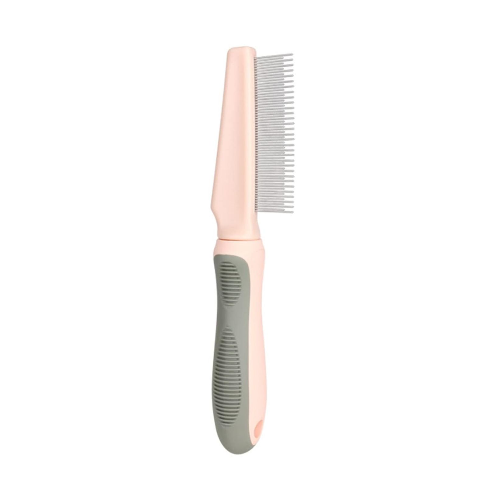 KFX-5912253 Pet Detangler Comb for Cats and Dogs - Shedding and Dematting Grooming Tool with Round Smooth Teeth