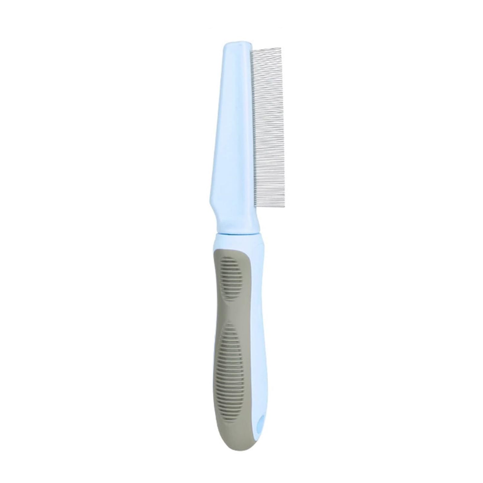 KFX-5912253 Pet Detangler Comb for Cats and Dogs - Shedding and Dematting Grooming Tool with Round Smooth Teeth