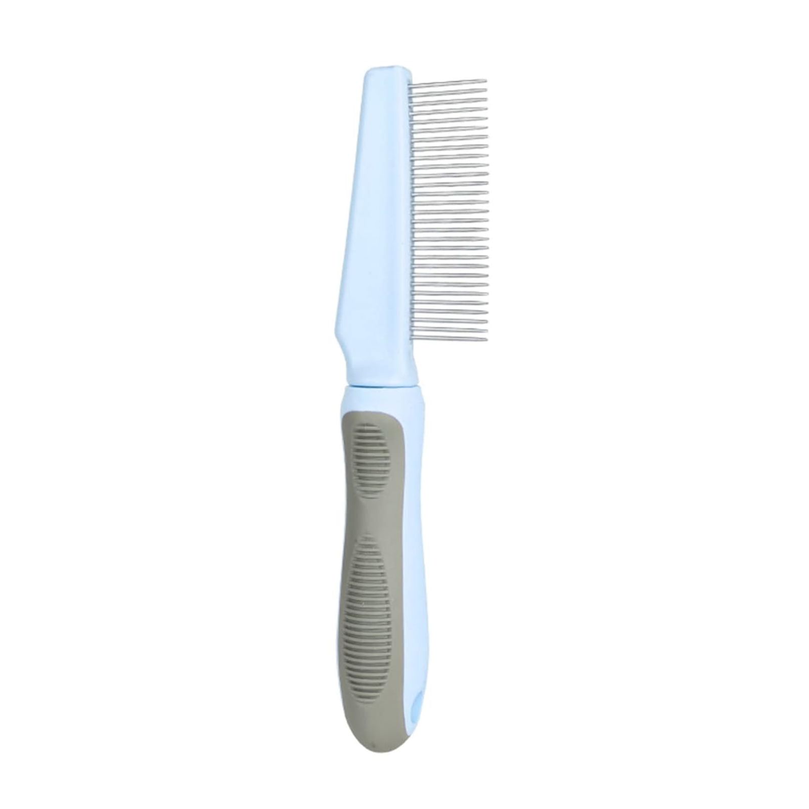 KFX-5912253 Pet Detangler Comb for Cats and Dogs - Shedding and Dematting Grooming Tool with Round Smooth Teeth