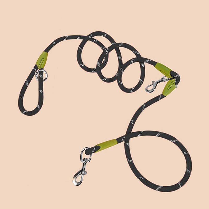 KFX-5914557 Towing Rope for Dogs – Multifunctional Explosion-Proof Traction Rope, 2 Meters, Available in Pink, Blue, and Black