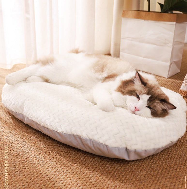 KFX-5914813 Court Nest Pet Sleeping Mat with Matching Pillow - Beige, Multiple Sizes
