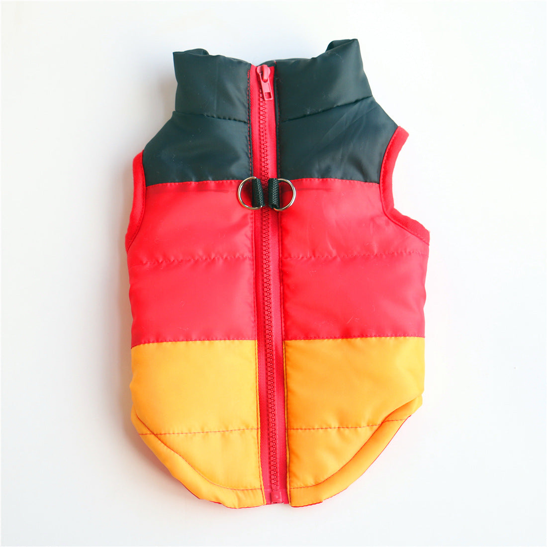 KFX-5915325 Thickened Cotton-Padded Winter Jacket for Dogs with Traction Buckle - Casual Vest in Multiple Sizes