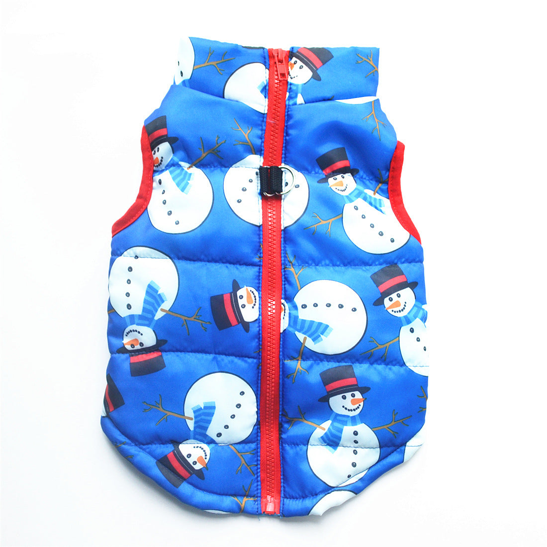 KFX-5915325 Thickened Cotton-Padded Winter Jacket for Dogs with Traction Buckle - Casual Vest in Multiple Sizes