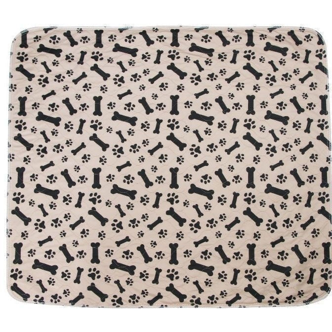 KFX-5916605 Pet Washable Reusable Polyester Urine Pads - Minimalist Print in Multiple Sizes (40x60, 70x80, 80x90cm)