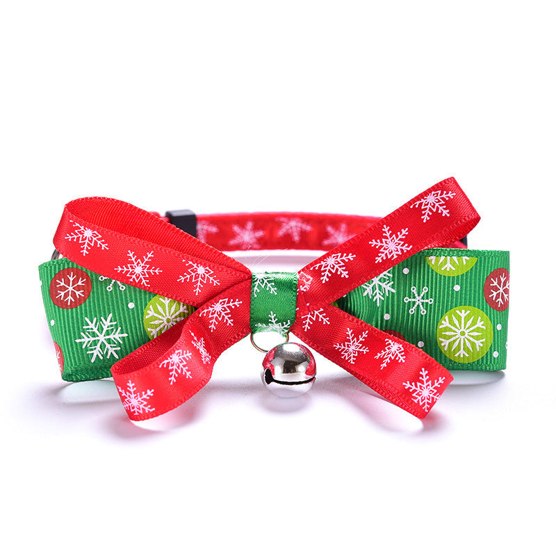 KFX-5916733 Stylish PU Bow Pet Collar for Dogs and Cats
