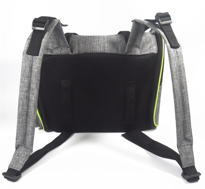 KFX-5916989 Pet Carrier Basket for Dogs and Cats, Multi-Functional 300D Frosted Leather, Foldable Design, Soft and Medium Hardness