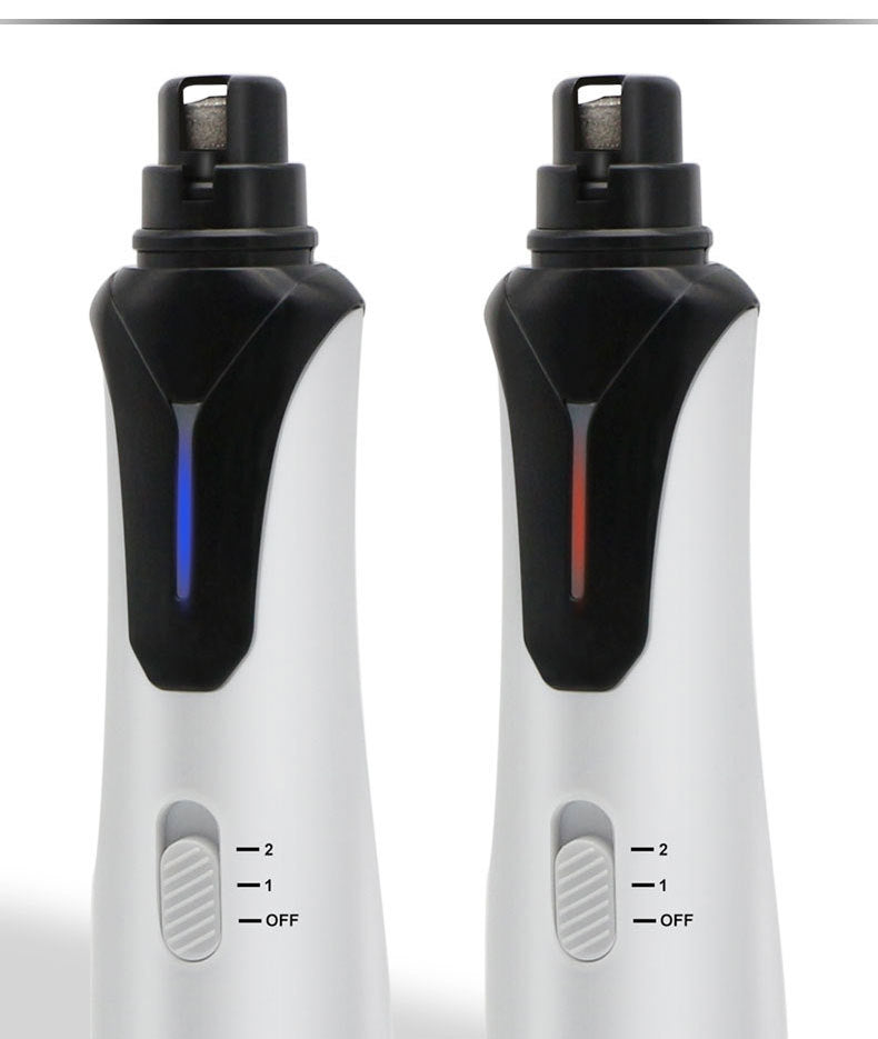 KFX-5918525 High-Power Electric Nail Polisher for Dogs and Cats - Rechargeable, Quiet Operation, Lightweight Design
