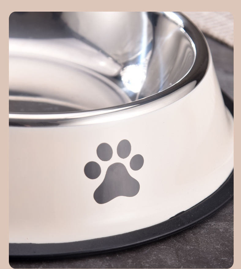KFX-5920701 Stainless Steel Non-slip Cat and Dog Food Bowl in Multiple Sizes