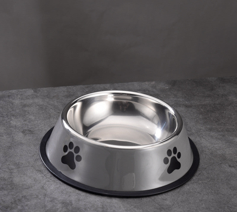 KFX-5920701 Stainless Steel Non-slip Cat and Dog Food Bowl in Multiple Sizes
