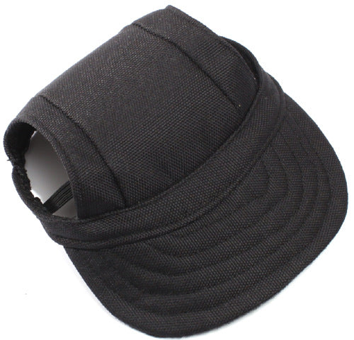 KFX-5922877 Camouflage Canvas Dog Sun Hat - Leisure Baseball Cap for Pets
