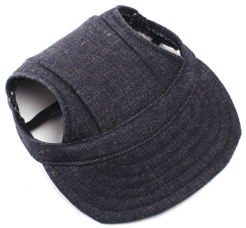 KFX-5922877 Camouflage Canvas Dog Sun Hat - Leisure Baseball Cap for Pets