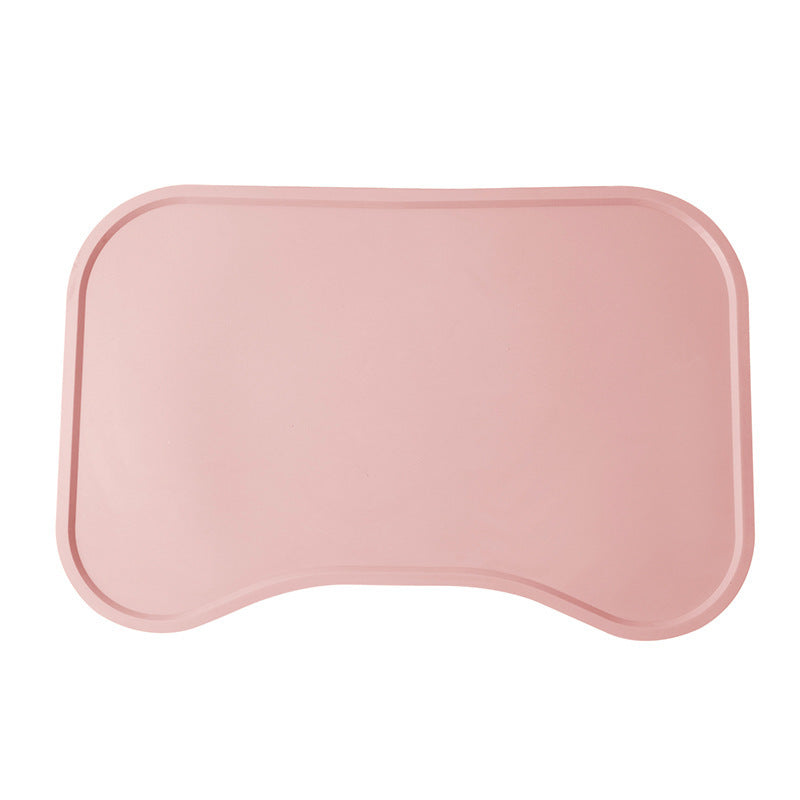 KFX-5923773 Waterproof Non-Slip Silicone Dog and Cat Feeding Mat with Raised Edges for Food and Water Bowls