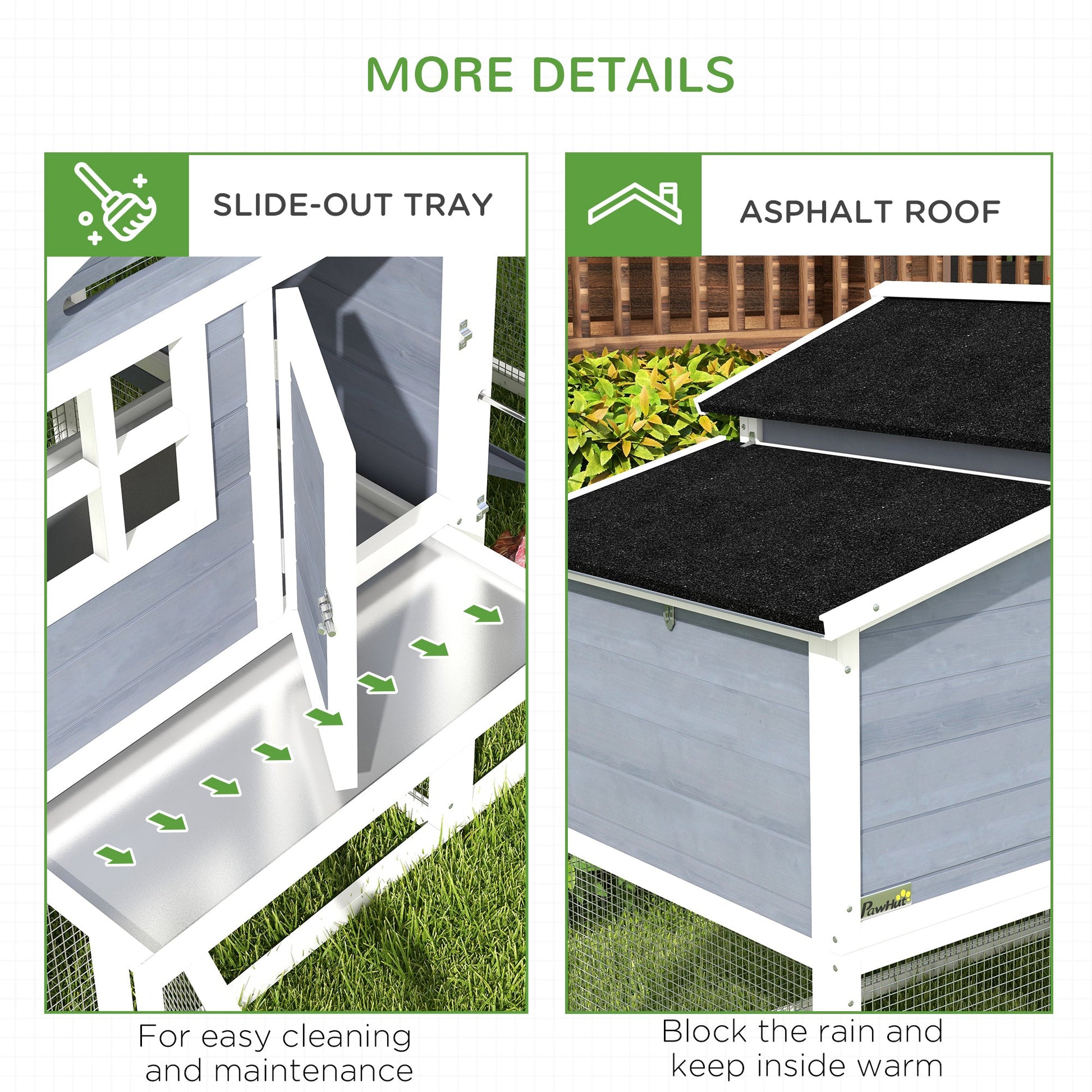 KFX-5929917 Spacious Chicken Coop with Nesting Boxes and Durable Weather-Resistant Design