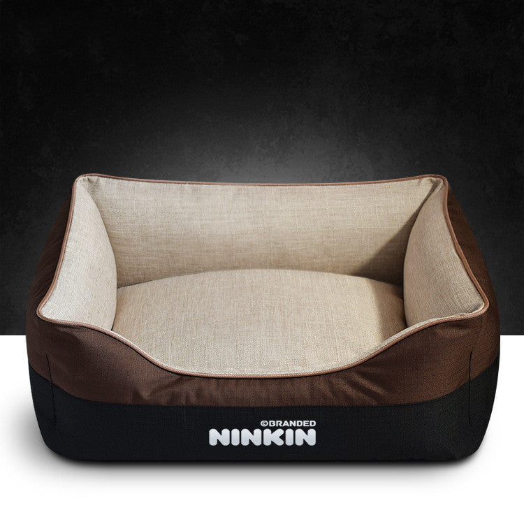 KFX-5930301 Removable and Washable Pet Bed for Bichon, Pitbull, Schnauzer, Shiba Inu, Samoyed, Labrador, Golden Retriever - Multiple Sizes Available