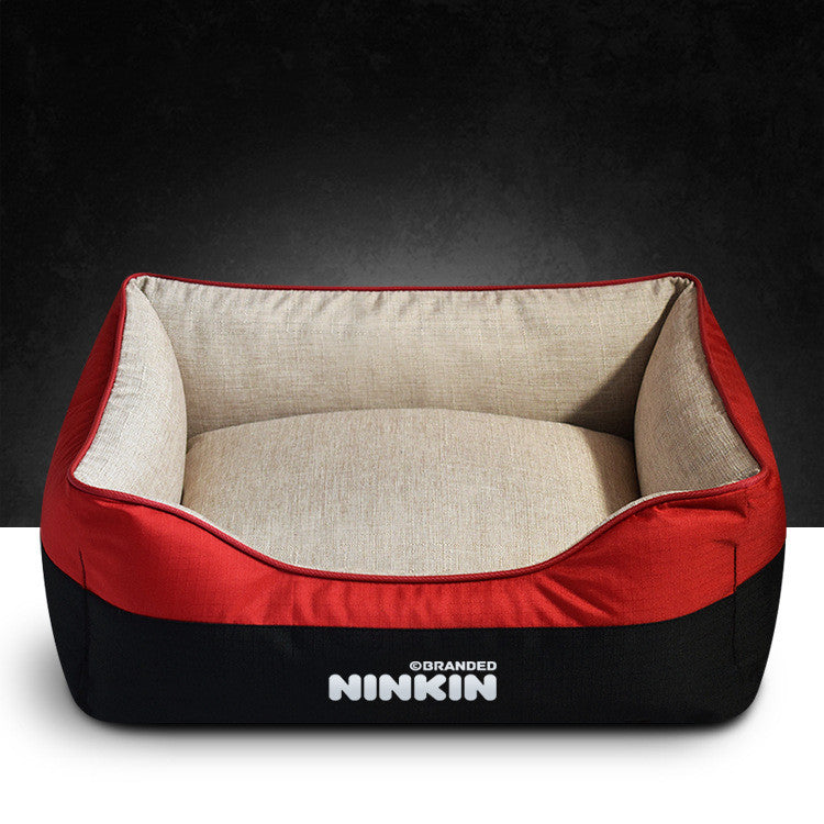 KFX-5930301 Removable and Washable Pet Bed for Bichon, Pitbull, Schnauzer, Shiba Inu, Samoyed, Labrador, Golden Retriever - Multiple Sizes Available
