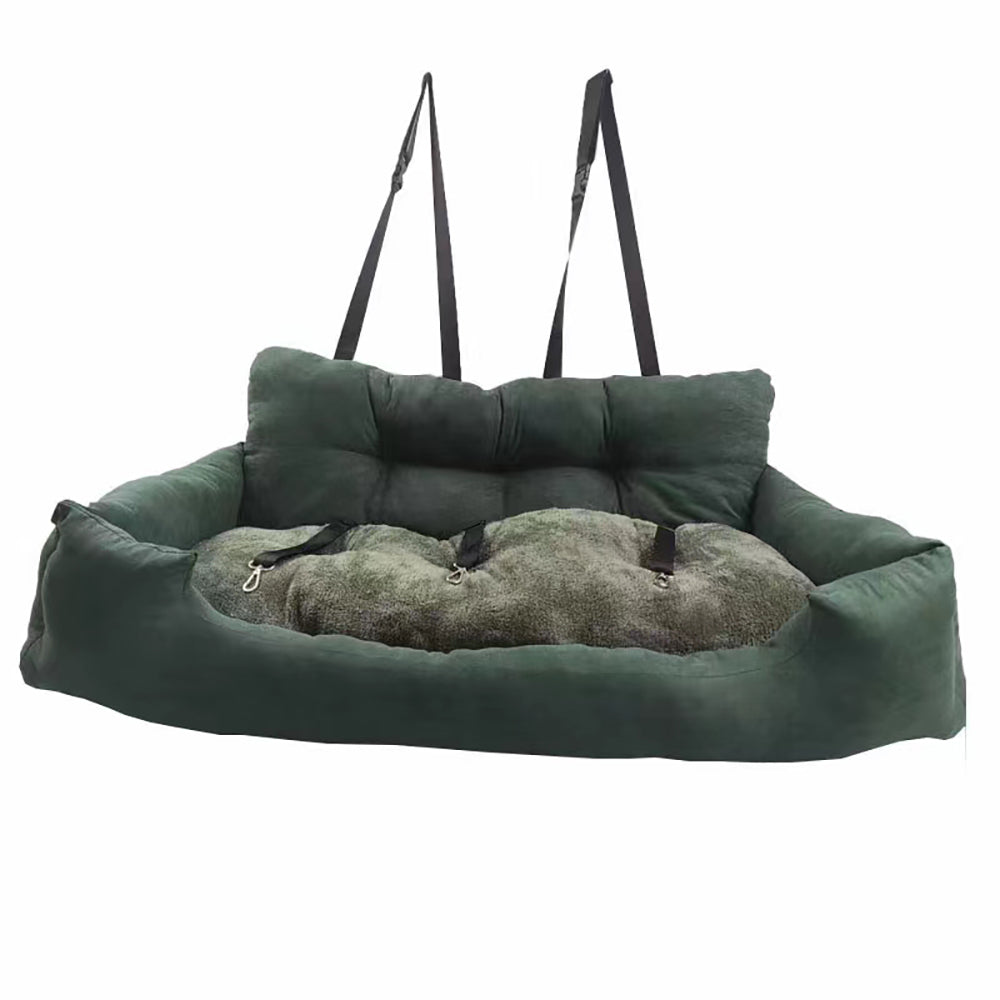 KFX-5938237 Waterproof Dog Kennel Car Mat for Outdoor Travel - Available in Gray, Dark Green, and Blue