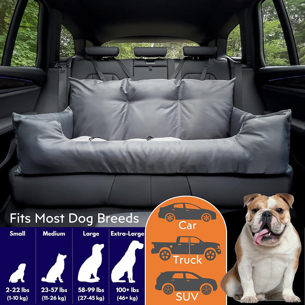 KFX-5938237 Waterproof Dog Kennel Car Mat for Outdoor Travel - Available in Gray, Dark Green, and Blue