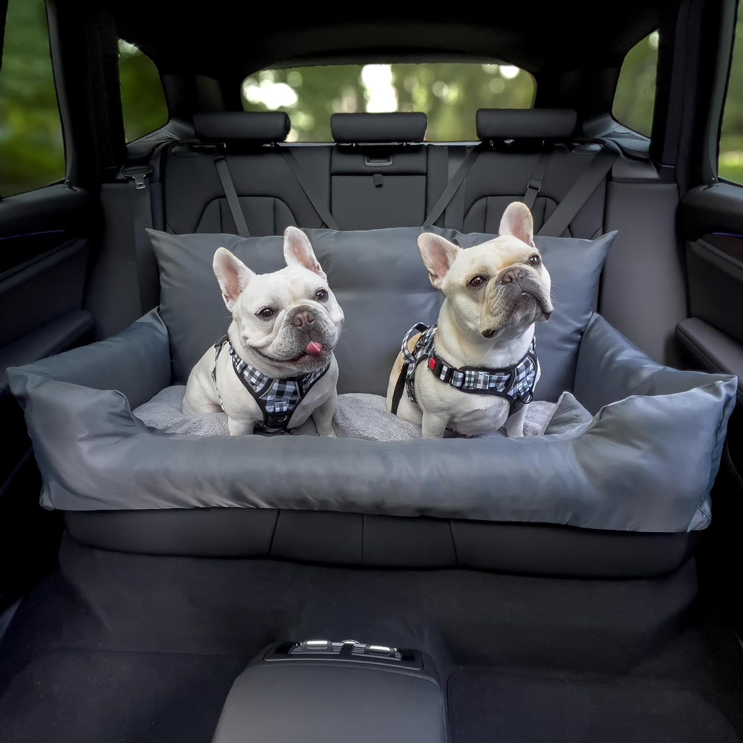 KFX-5938237 Waterproof Dog Kennel Car Mat for Outdoor Travel - Available in Gray, Dark Green, and Blue