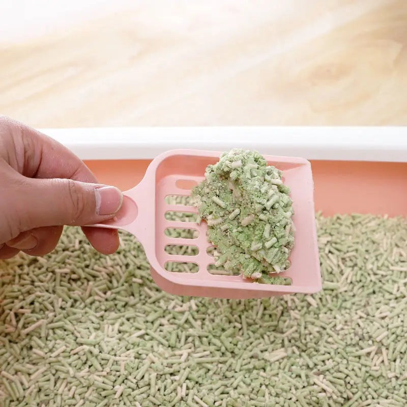 KFX-5939261 Cat Litter Scoop - Plastic Sand Shovel for Easy Pet Waste Cleaning, 20x9x2cm