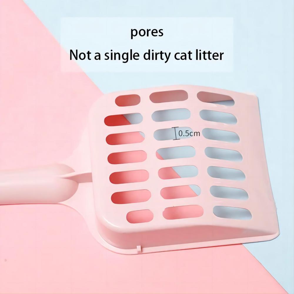 KFX-5939261 Cat Litter Scoop - Plastic Sand Shovel for Easy Pet Waste Cleaning, 20x9x2cm