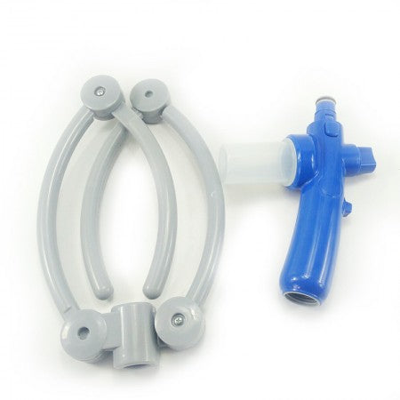 KFX-5939645 One-Key Foldable Pet Bathing Hose with Shampoo Dispenser for Easy Grooming