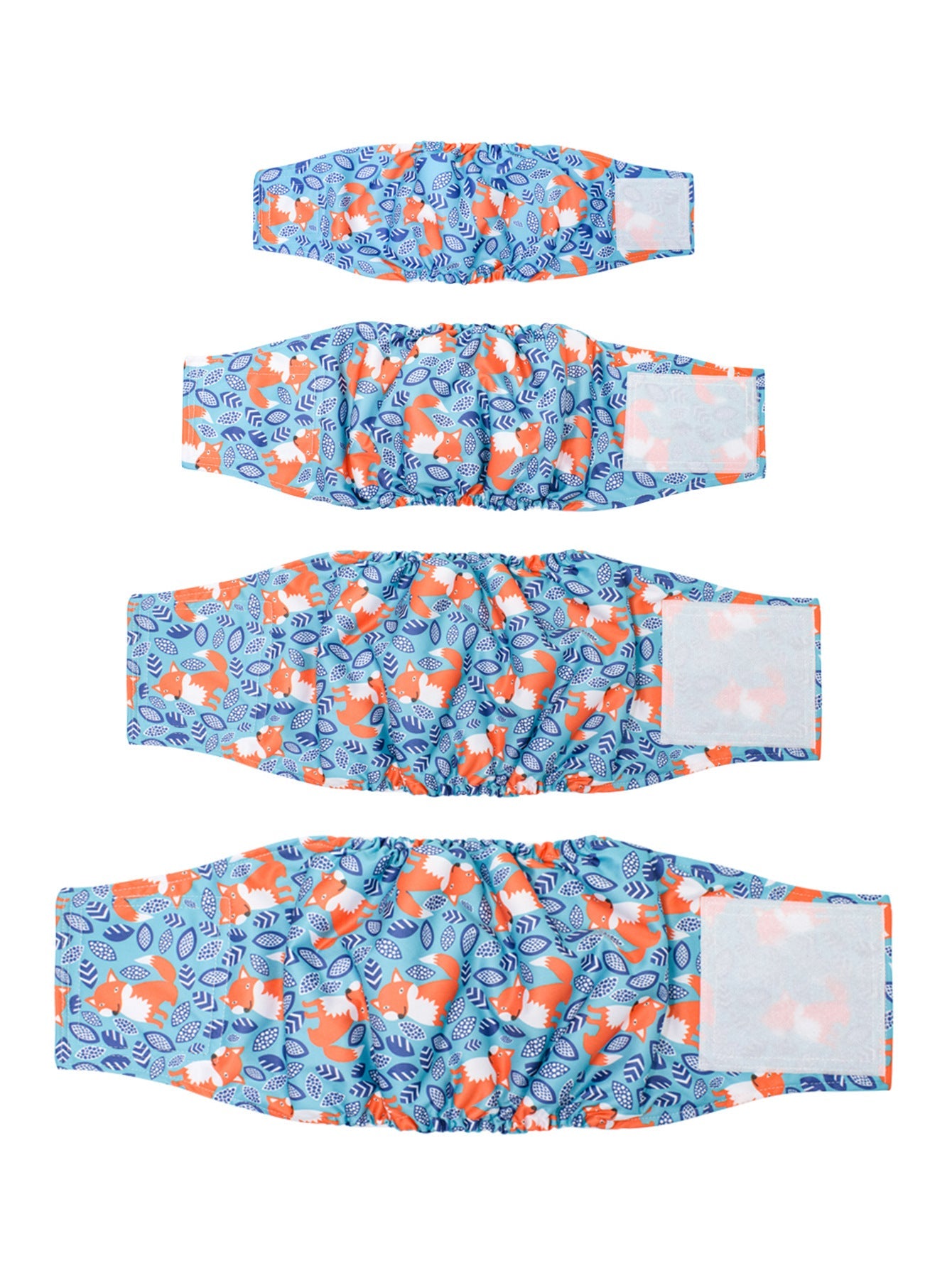 KFX-5942333 Leak-Proof Absorbent Dog Menstrual Pants - Polyester Material for Male Dogs, Sizes S-XL