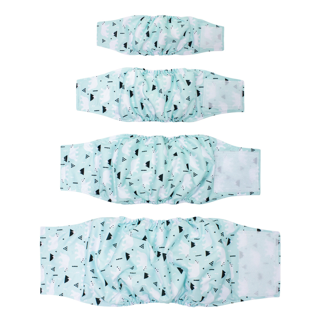 KFX-5942333 Leak-Proof Absorbent Dog Menstrual Pants - Polyester Material for Male Dogs, Sizes S-XL