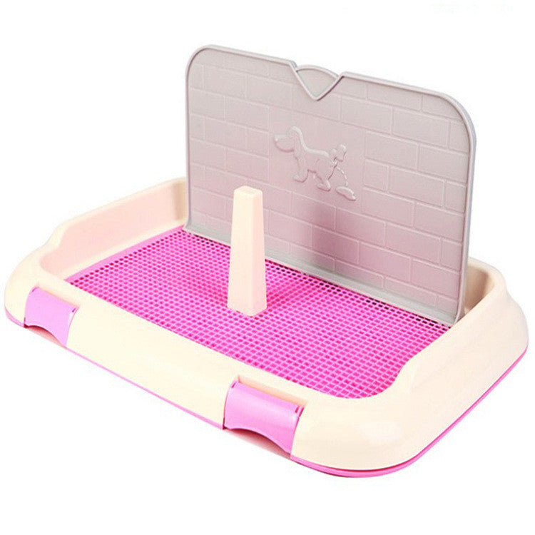 KFX-5943229 Wall-Mounted Plastic Pet Toilet with Fixed Point Urinal for Dogs - 34 x 47 cm