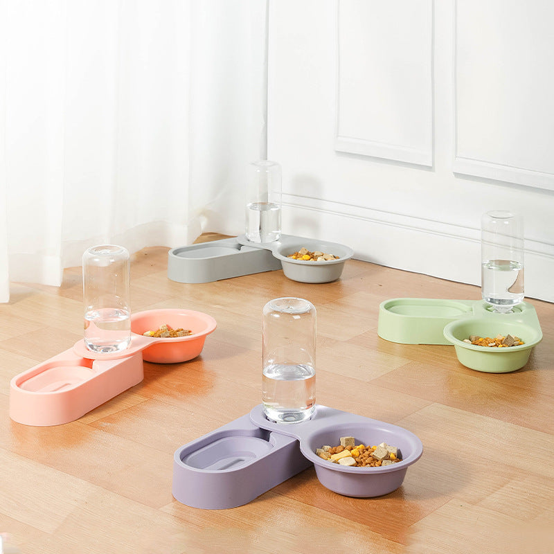 KFX-5947709 Automatic Cat Drinking Fountain with Stainless Steel Bowl - Multiple Colors Available