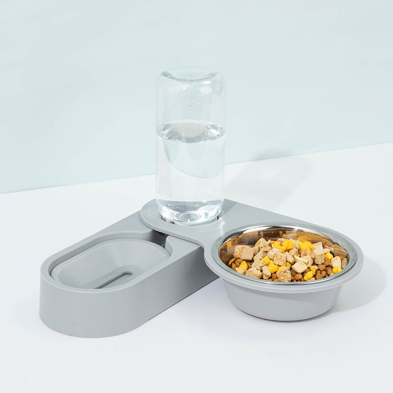 KFX-5947709 Automatic Cat Drinking Fountain with Stainless Steel Bowl - Multiple Colors Available