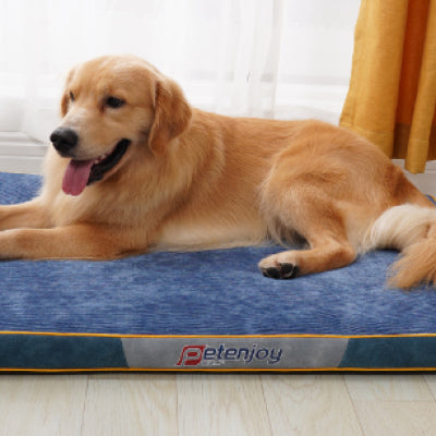 KFX-5949373 Waterproof and Scratch Resistant Dog Bed Mat in Oxford Gray and Blue, Soft Corduroy Options Available