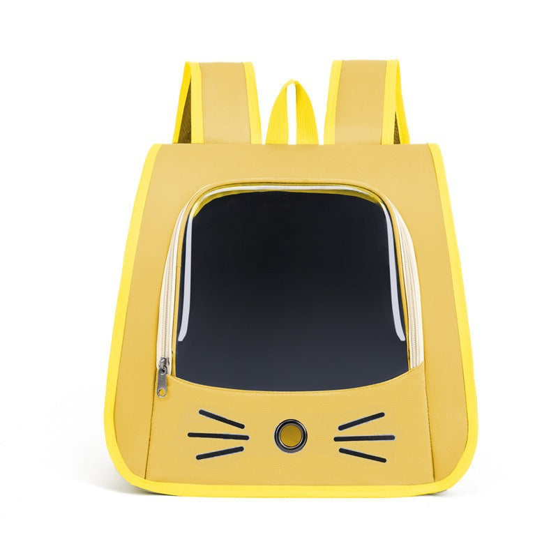 KFX-5955517 Breathable Oxford Fabric Cat Carrier Backpack for Dogs and Cats - Portable Transport Bag