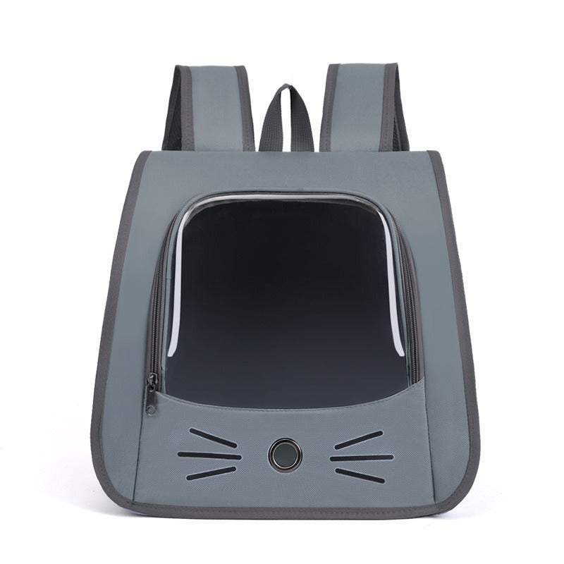 KFX-5955517 Breathable Oxford Fabric Cat Carrier Backpack for Dogs and Cats - Portable Transport Bag